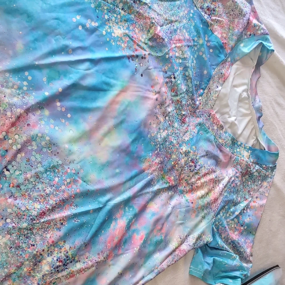 Vibrant Multicolor Patterned Blouse - Picture 1 of 3